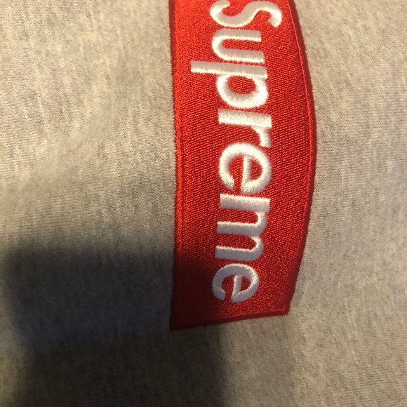 Supreme FW15 Heather Grey Crewneck Size L - Picture 2 of 6